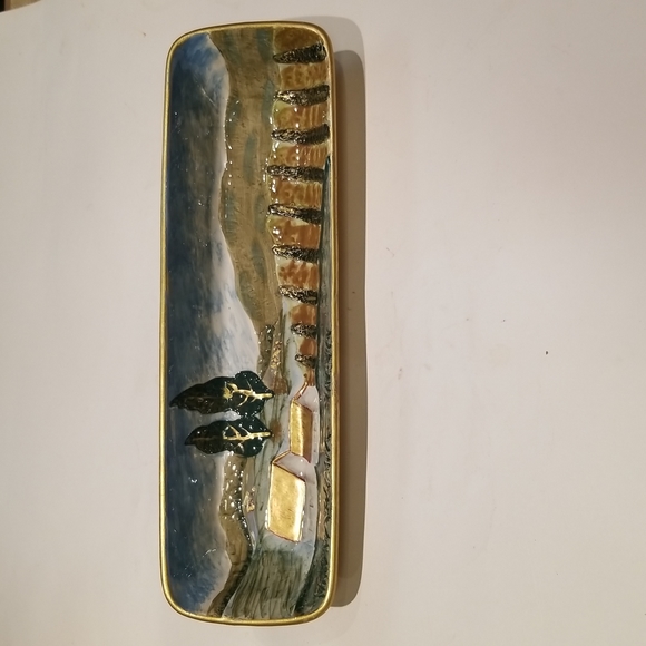 Vintage Bella Casa by Ganz large boat tray - Picture 6 of 13